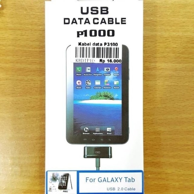Kabel Data Charger Samsung Tab 2 Tablet P3100 P1000 Telepon Seluler Tablet Aksesoris Tablet Handphone Di Carousell