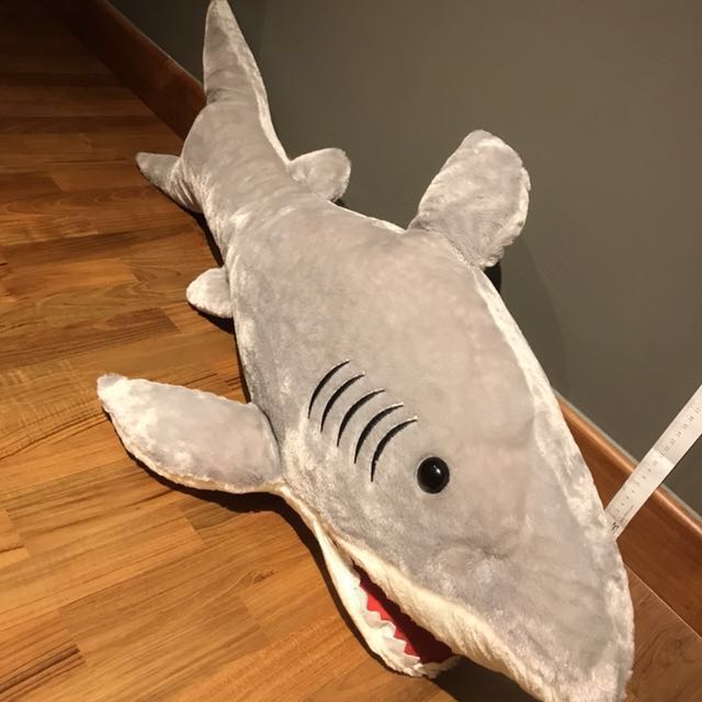 XL] Shark Extra Large 1 meter Soft Stuff Plush Toy (BNIP), Hobbies & Toys,  Toys & Games on Carousell
