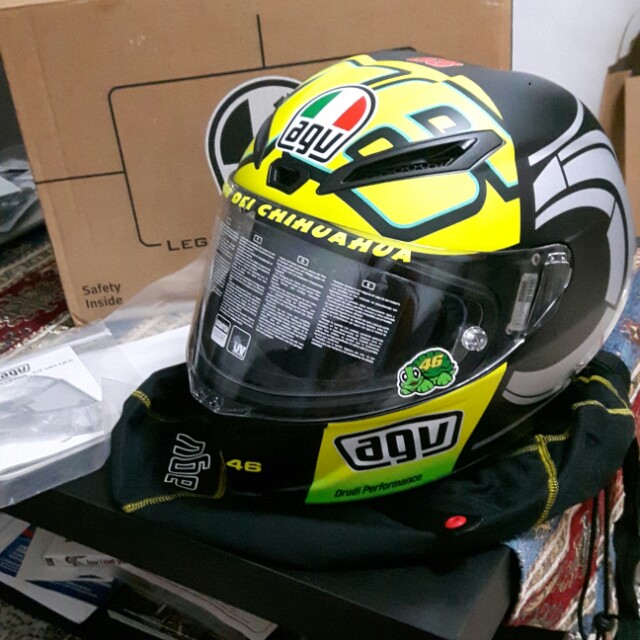 Limited Edition Agv Corsa Valentino Rossi Winter Test Helmet