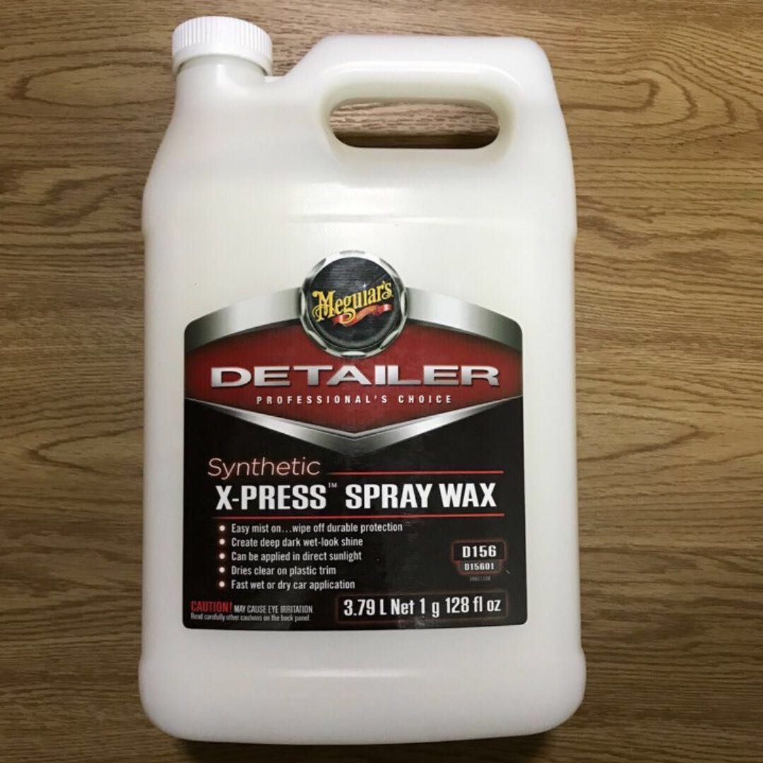 Meguiars Synthetic X Press Spray Wax D156 3 79 Liters Car Accessories On Carousell