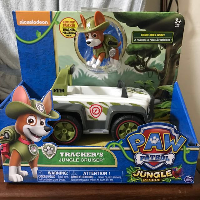 paw patrol tracker jungle cruiser