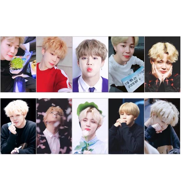 Po Bts Jimin Transparent Cards Entertainment K Wave On Carousell