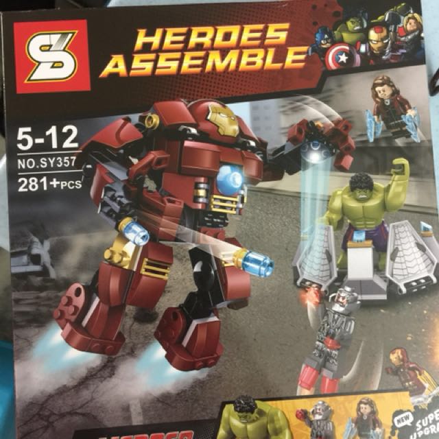 SY Ironman hulk buster not Lego brand Hobbies Toys Toys