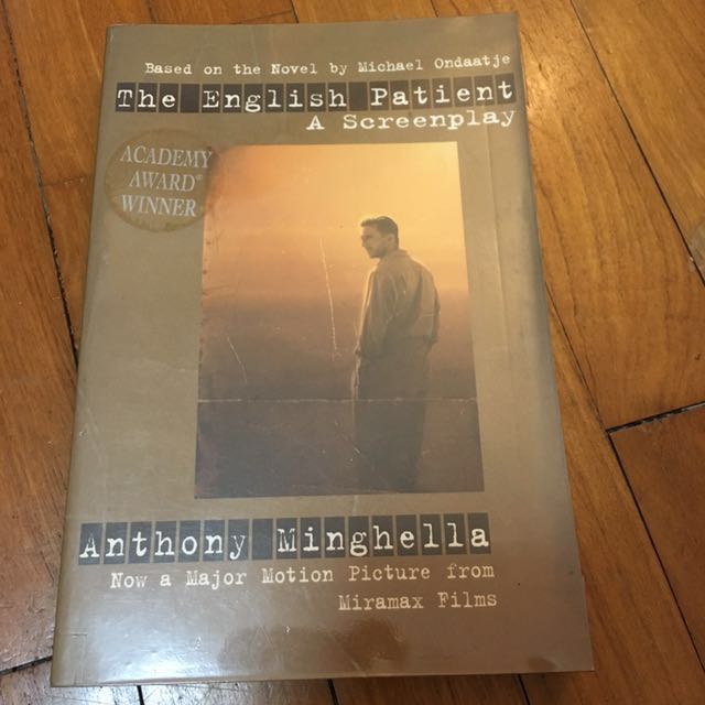 The English Patient A Screenplay Anthony Minghella Books Stationery Fiction On Carousell