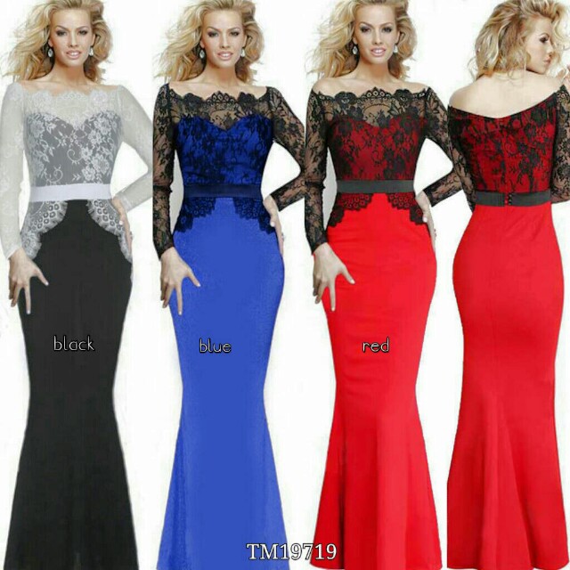 dress dinner cantik