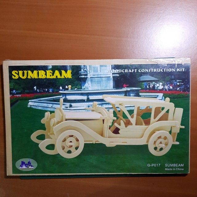 Woodcraft construction kit, Hobbies & Toys, Toys & Games on Carousell