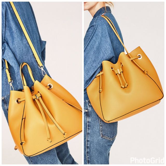 Zara drawstring bag