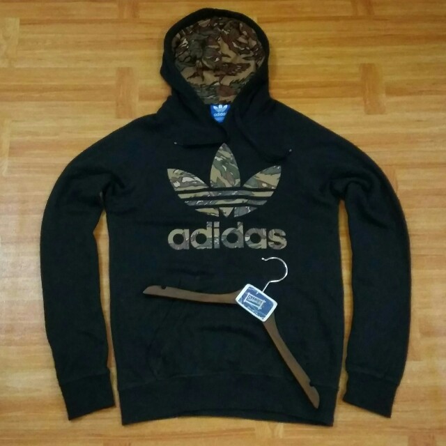 adidas camo trefoil hoodie