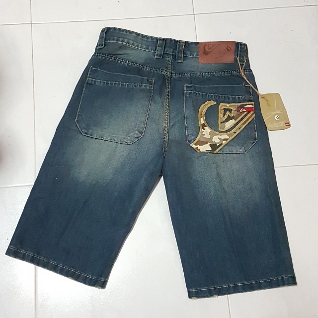 Authentic Quiksilver Denim shorts/Bermuda, Men's Fashion, Bottoms, Swim  Trunks \u0026 Board Shorts on Carousell