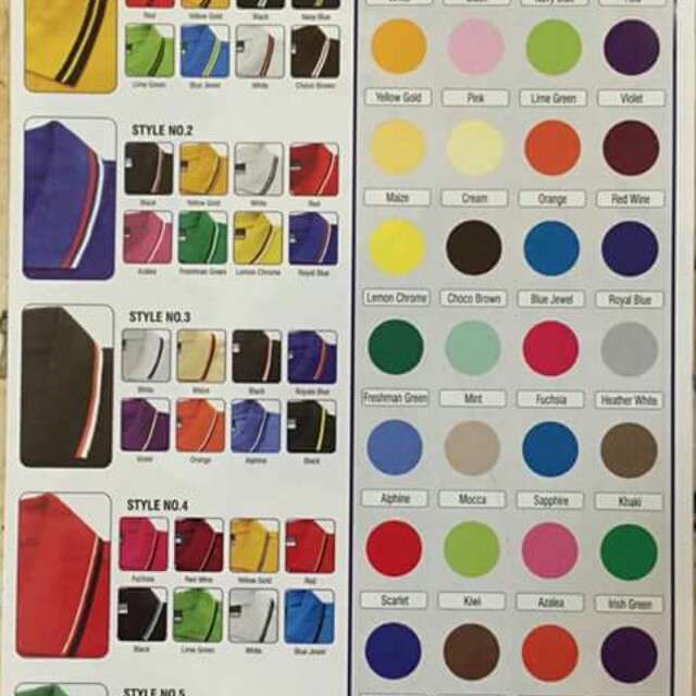 blue corner polo shirt with stripes