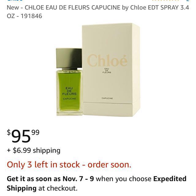 Chloe discount capucine perfume