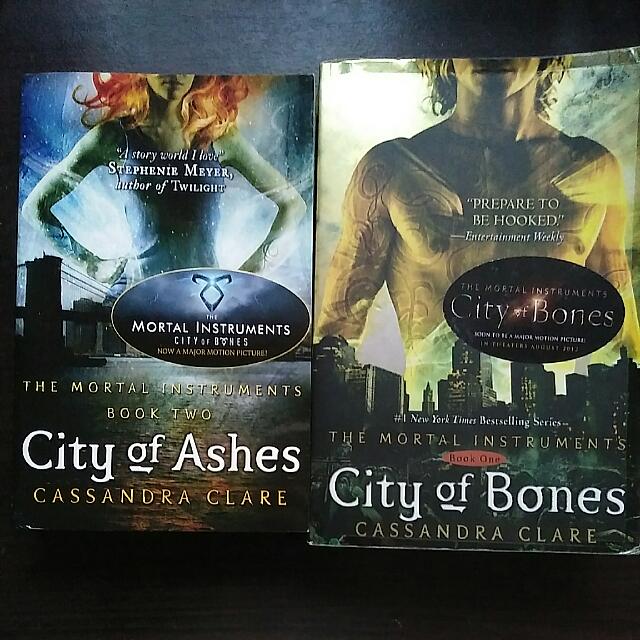 City Of Bones City Of Ashes The Mortal Instruments Books Stationery Fiction On Carousell