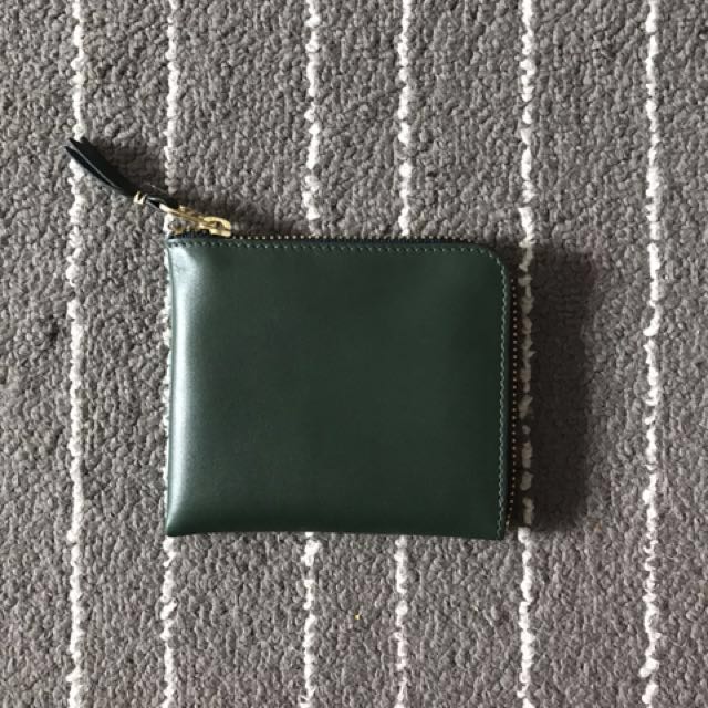 Comme des garcons sa3100 classic wallet bottle green shop
