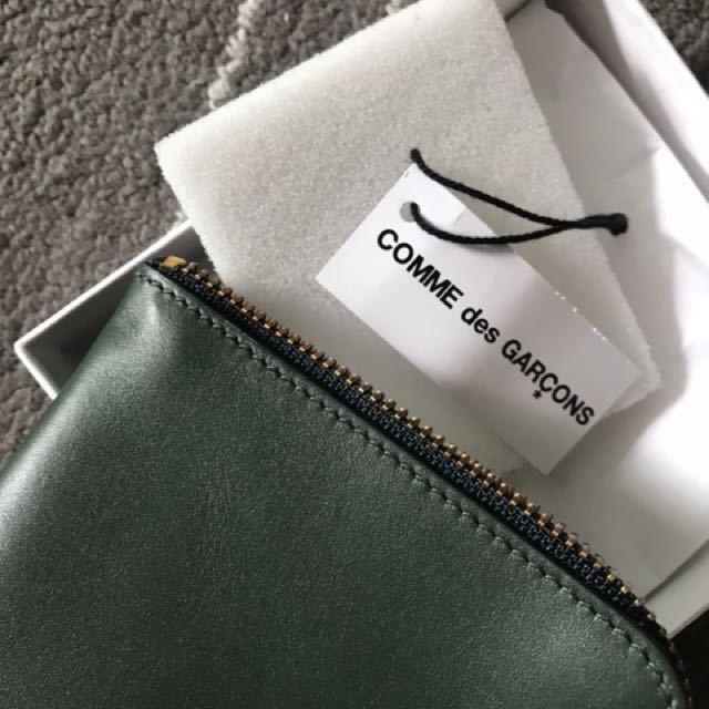 Comme des Garcons classic wallet SA3100 Bottle Green