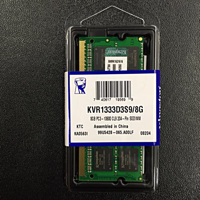 Kingston Ddr3 1333mhz Laptop 8gb Ram On Carousell