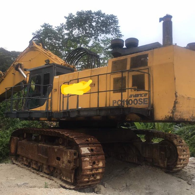 Komatsu PC1100-6 excavator, Cars, Cars for Sale on Carousell