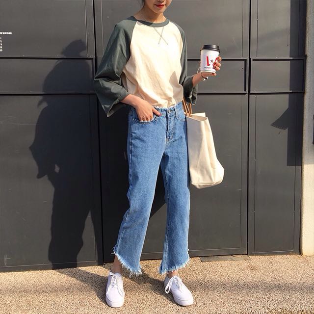 korean mom jeans