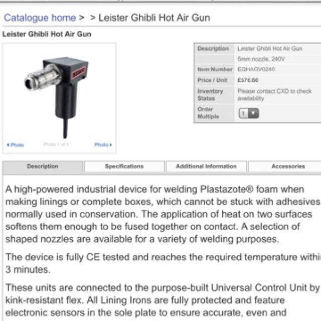 Leister Ghibli heat gun, Electronics, Others on Carousell