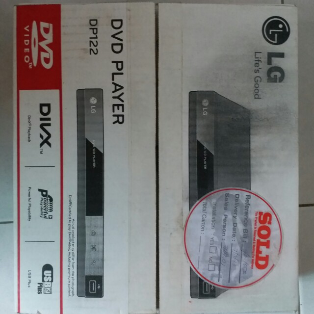 LG DVD player (DP122), TV & Home Appliances, TV & Entertainment, Blu