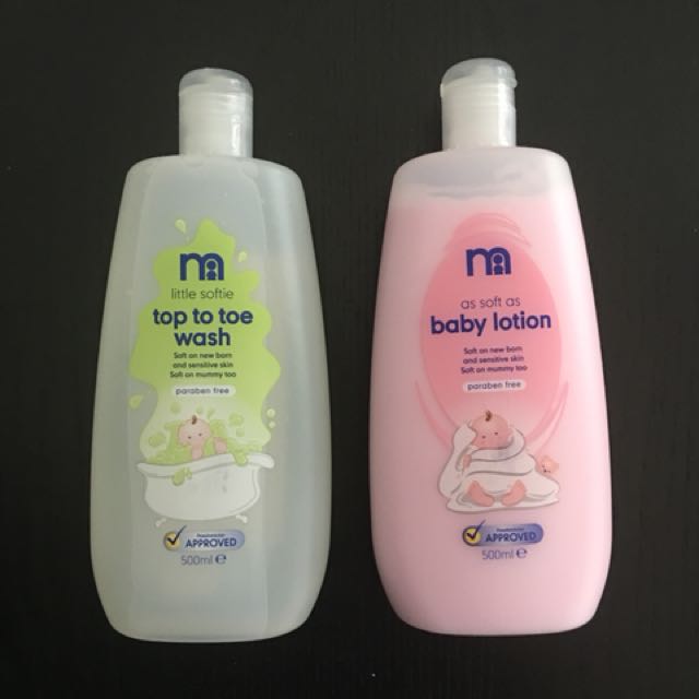 mothercare baby body wash