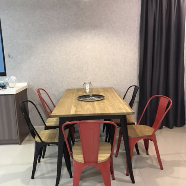 New 7pax Cafe Style Dining Set New 7pax Cafe Style Dining Set