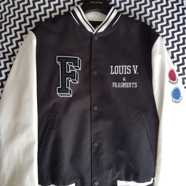 Louis Vuitton X Fragment Varsity Jacket, Men's Fashion, Clothes on