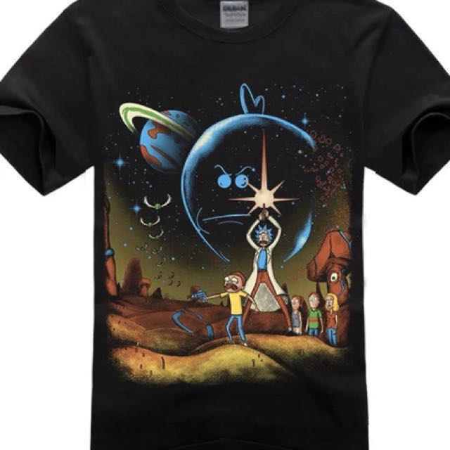 Rick and morty star wars shirt clearance