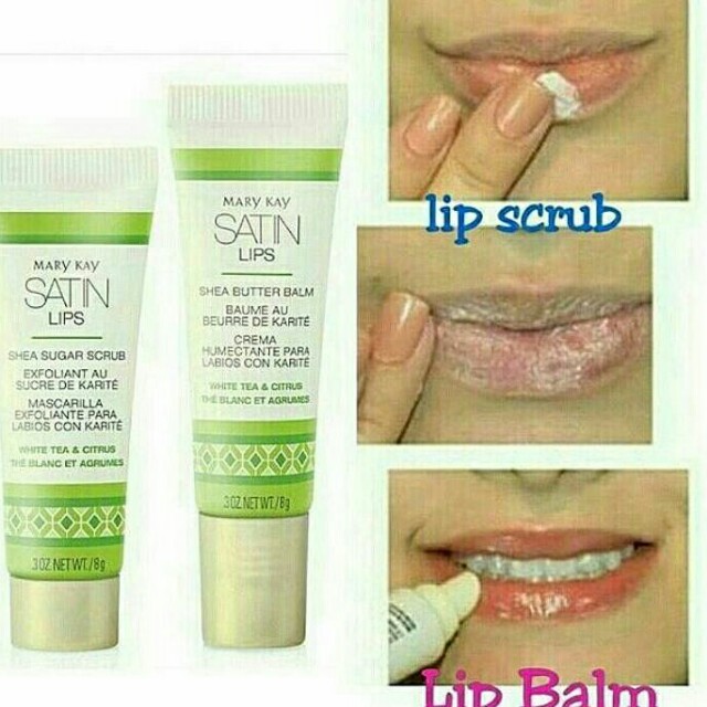Sale Mary Kay Satin Lips Shea Butter Scrub And Balm Beauty Personal Care Bath Body Body Care On Carousell