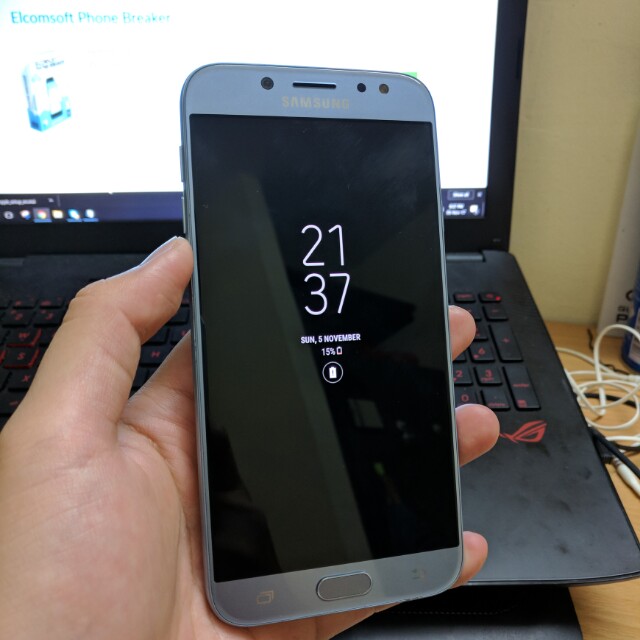 Samsung Galaxy J7 Pro Blue Silver Mobile Phones Gadgets Mobile