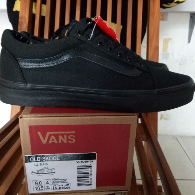 harga vans old skool full black original