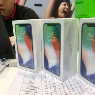 Iphone x 256gb new, silver colour.