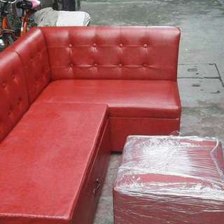 Ltype sofa with pull out bed/ Made to order