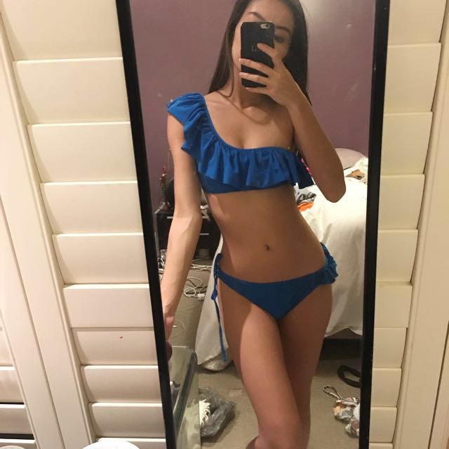 one shoulder bikini asos