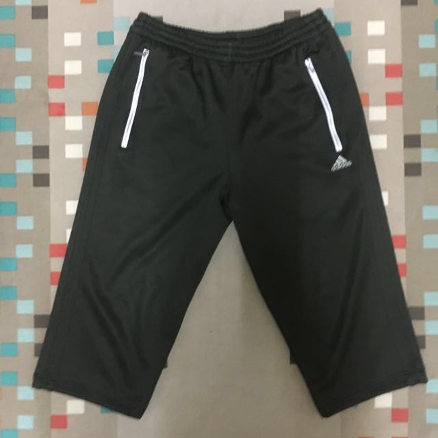 Authentic adidas half track pants Men s Fashion Activewear on Carousell