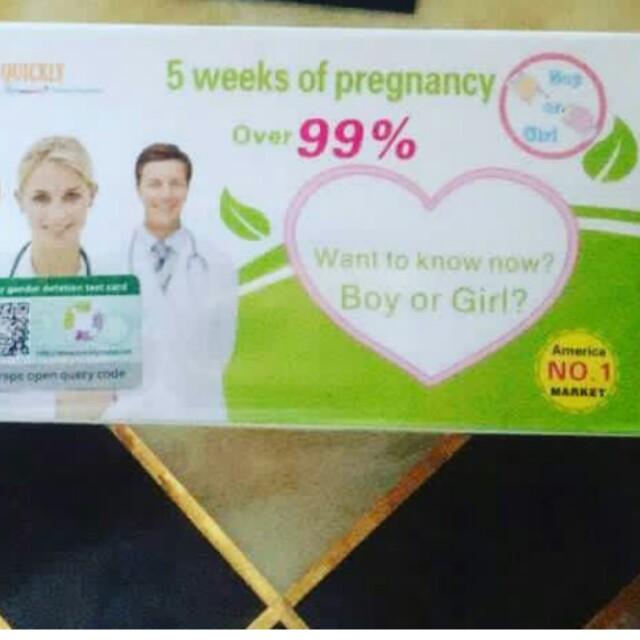 Baby Gender Test, Babies & Kids, Babies & Kids Fashion on Carousell