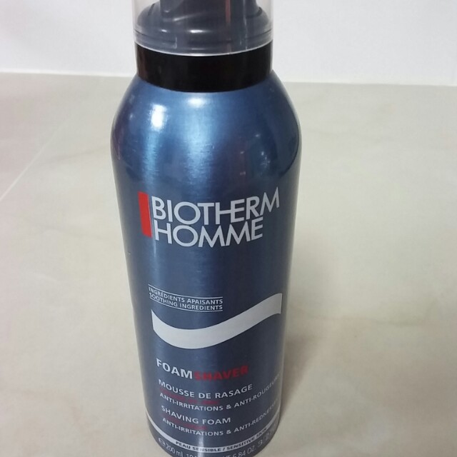 biotherm homme shaving foam