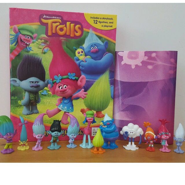 (PREORDER) Brand New Dreamworks Trolls My Busy Book, Hobbies & Toys ...