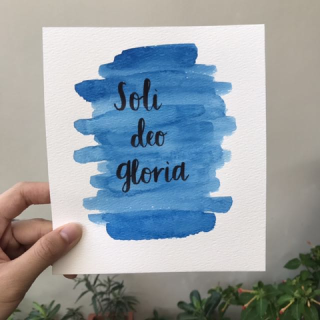 Calligraphy Bible Verses Design Craft Art Prints On Carousell