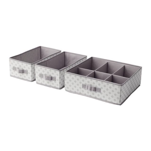 Drawer Organizer Ikea Svria Box Of 3 Furniture Others On Carousell