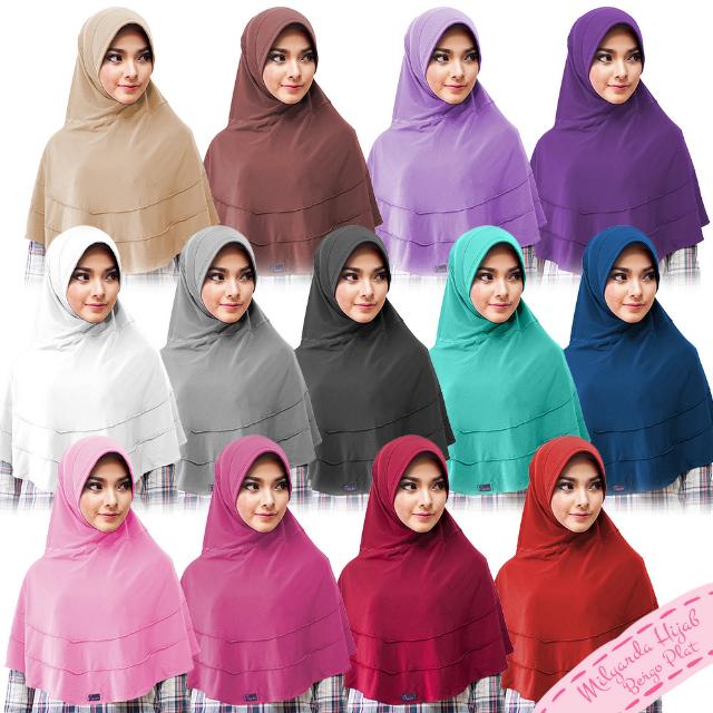 Bergo Kerudung Syari Jilbab Instan - Jualan Online Lazada