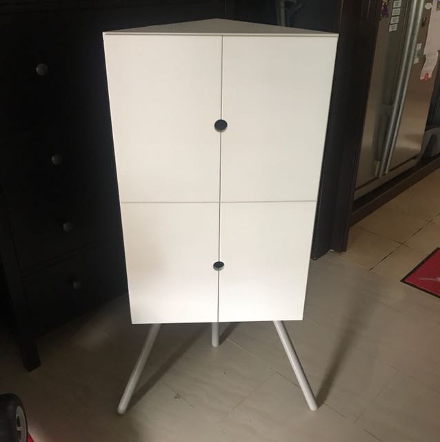 Ikea Side Cabinet Corner Cabinet Furniture Shelves Drawers On Carousell