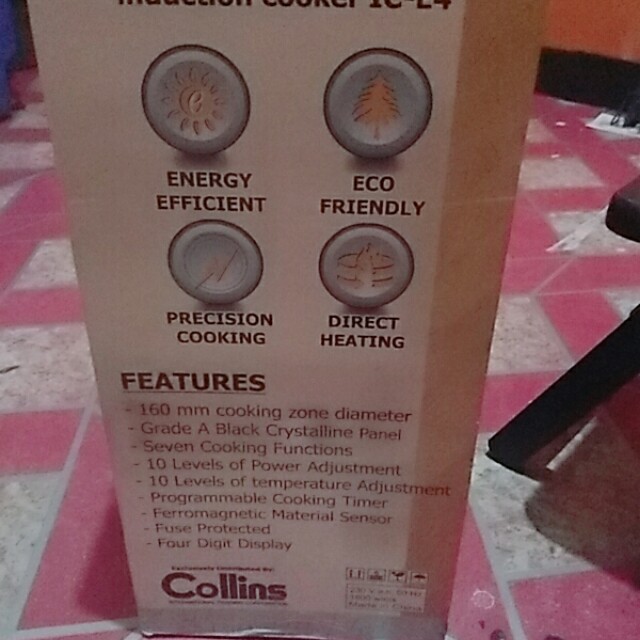 Induction cooker (Category: Cookware & Accessories) located in Navotas City. Submitted by yaelscollections (Listing ID 137193354, Image 2). Description: Negotiable.