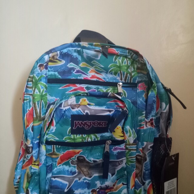 Jansport Big Student Multi Wet Sloth Design Luxury Bags Wallets on Carousell