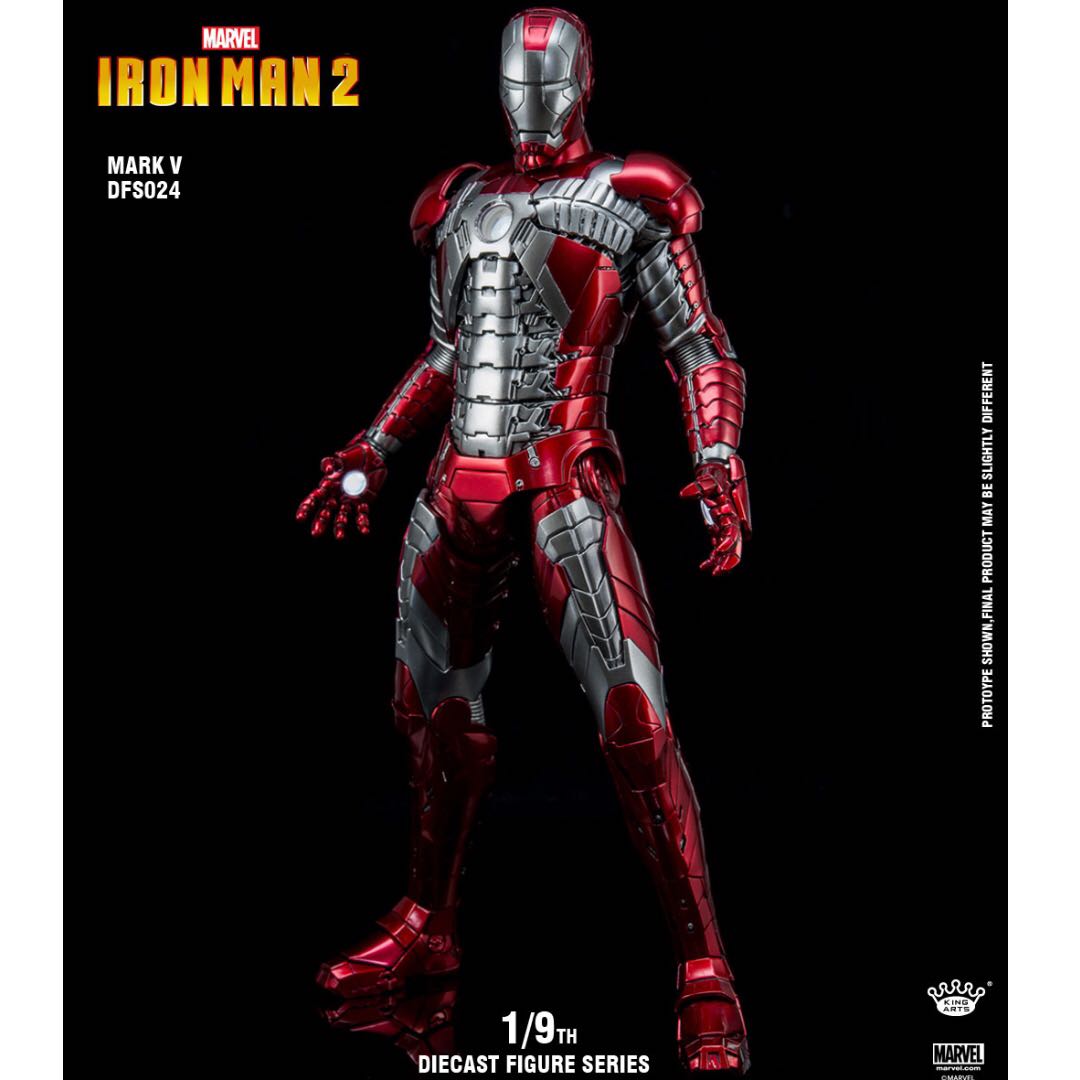 King Arts Iron Man Mark 5 1/9 scale, Hobbies & Toys, Toys & Games on