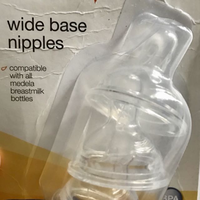 Medela wide base store nipple