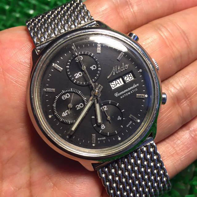 Mido Commander Chronograph Luxury Watches on Carousell