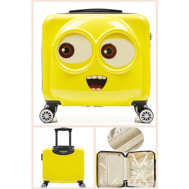 minions suitcase hard