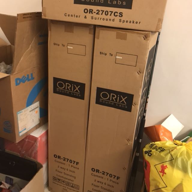 Orix Or 2707 Stand Speakers Bnib Furniture Others On Carousell