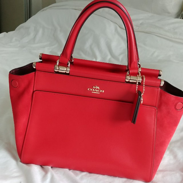 Coach grace bag sale red