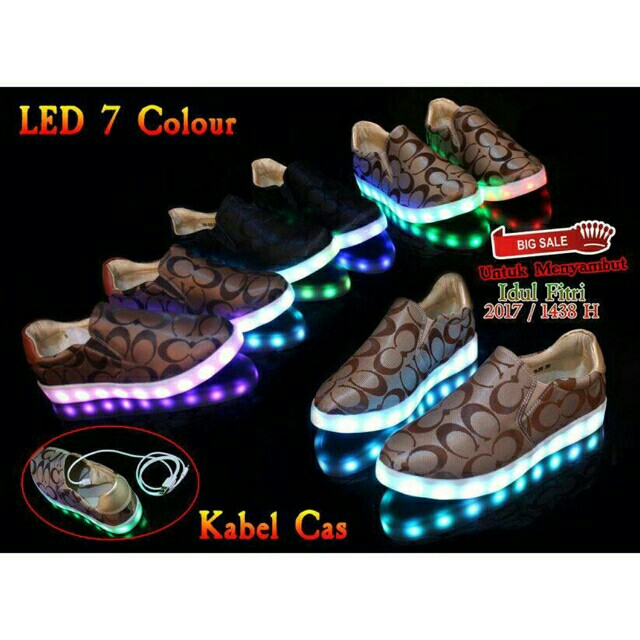 Gambar LED cukup bagus harga murah gaya klasik sepatu tinggi vinci 